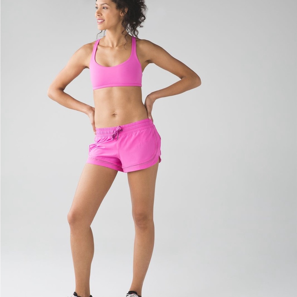 Lululemon Pink Athletic Shorts